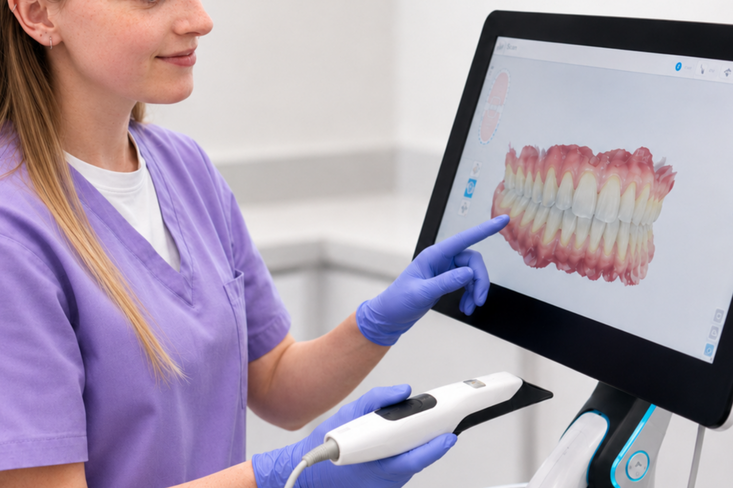 Discreet teeth straightening